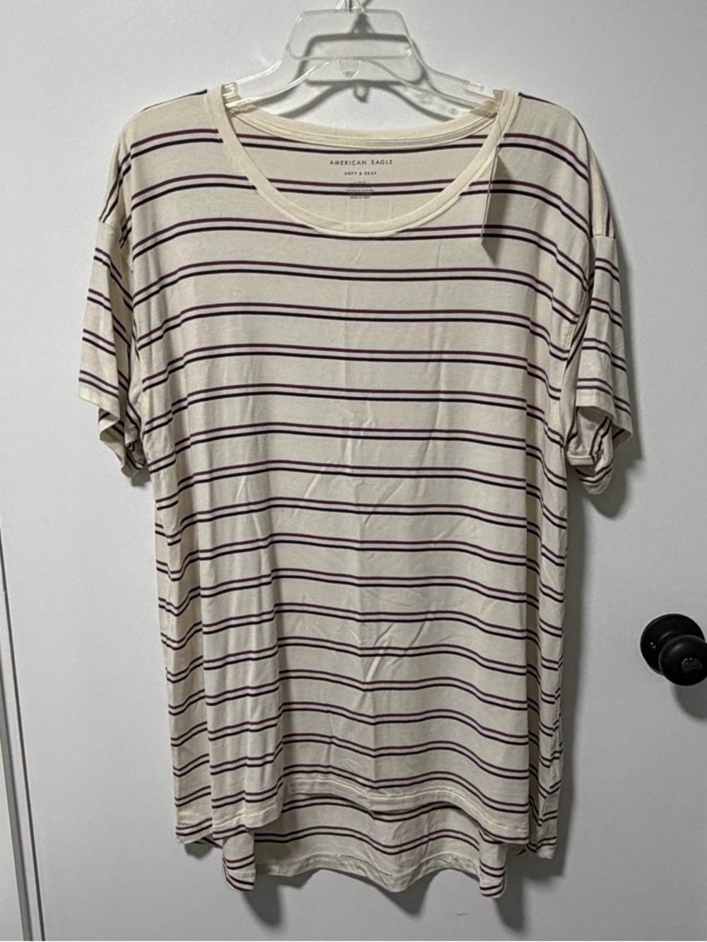 NWT | American Eagle Soft and Sexy Striped T-Shirt | Size Large
